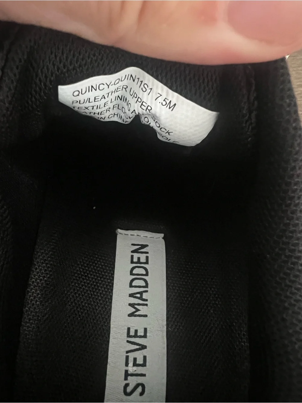Steve Madden Black and White Chunky Athletic Sneakers